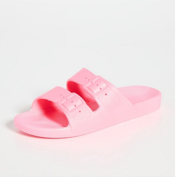 Brand New Freedom Moses-Moses Two Band Slides size 8/9 - Picture 2 of 9